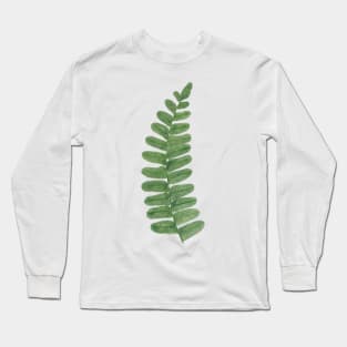 Neuropteris Ovata, fossil fern Long Sleeve T-Shirt